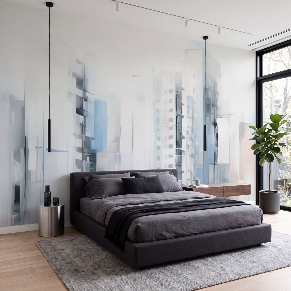 Tours dans la brume dans un intérieur