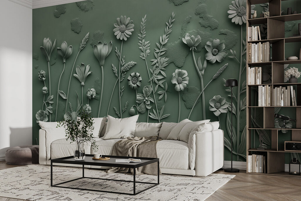Fleurs aux ombres douces dans un intérieur