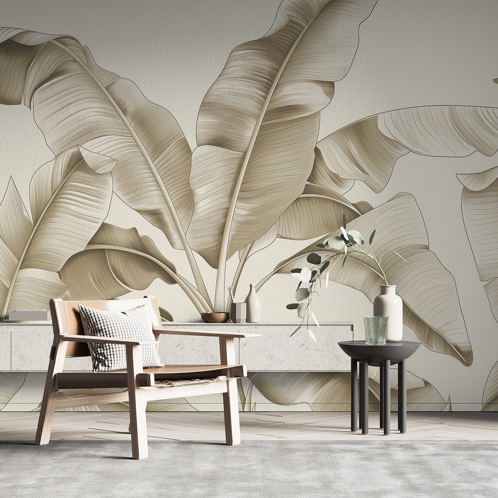 Grandes feuilles courbées — intérieur 2