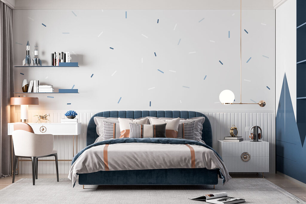 Pluie de petits traits — intérieur 2