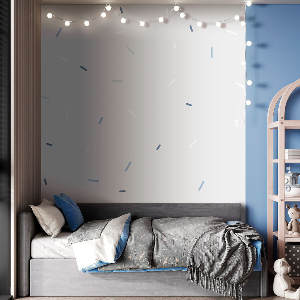 Pluie de petits traits — intérieur 1