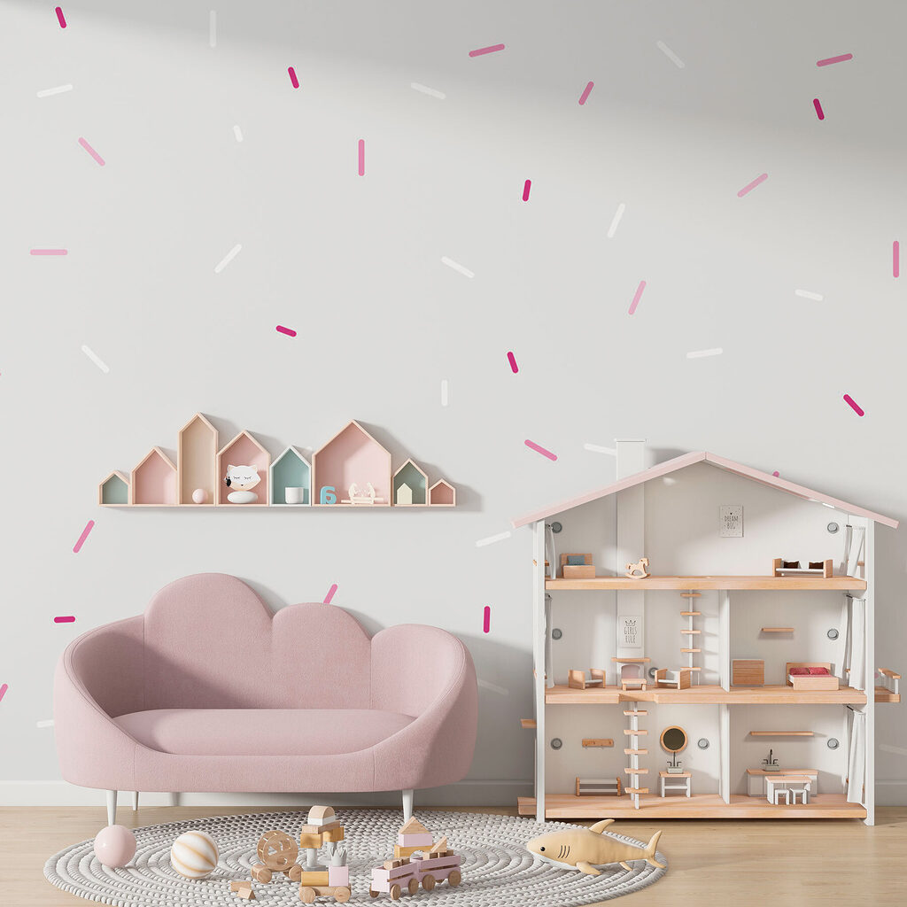 Pluie de petits traits — intérieur 2