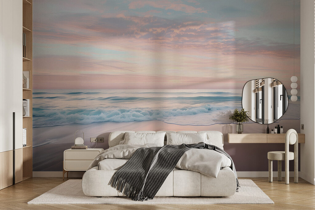 Plage au ciel rose — intérieur 2