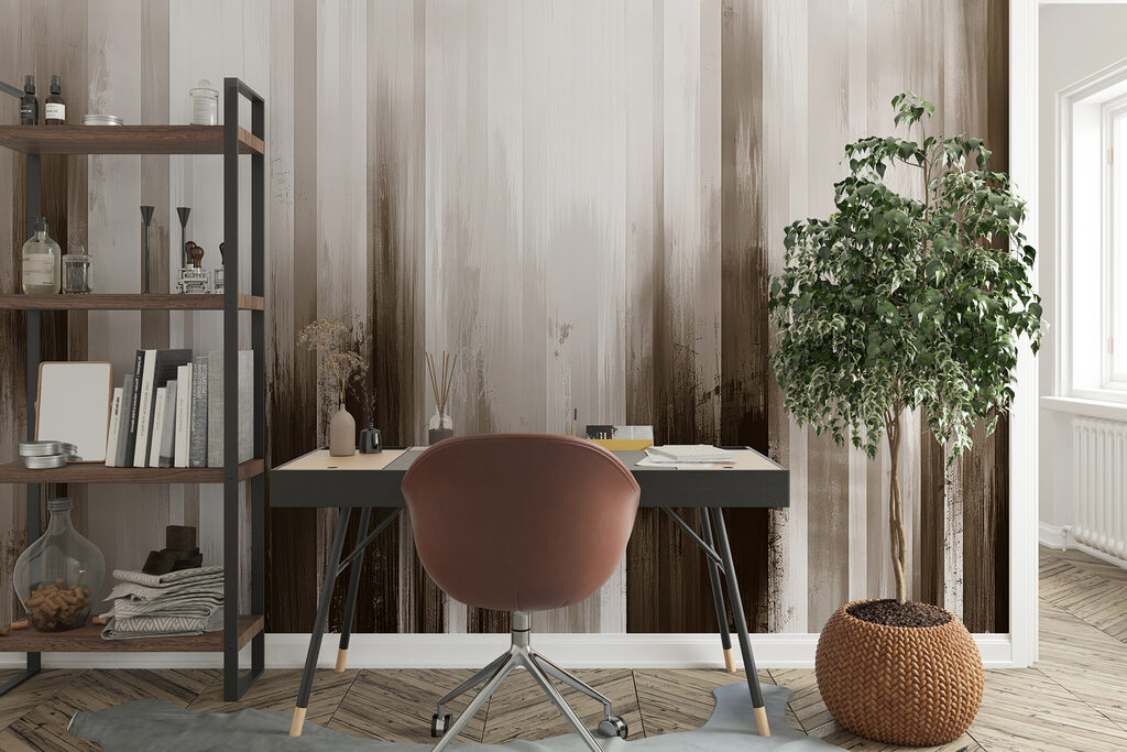 Traits verticaux estompés — intérieur 4