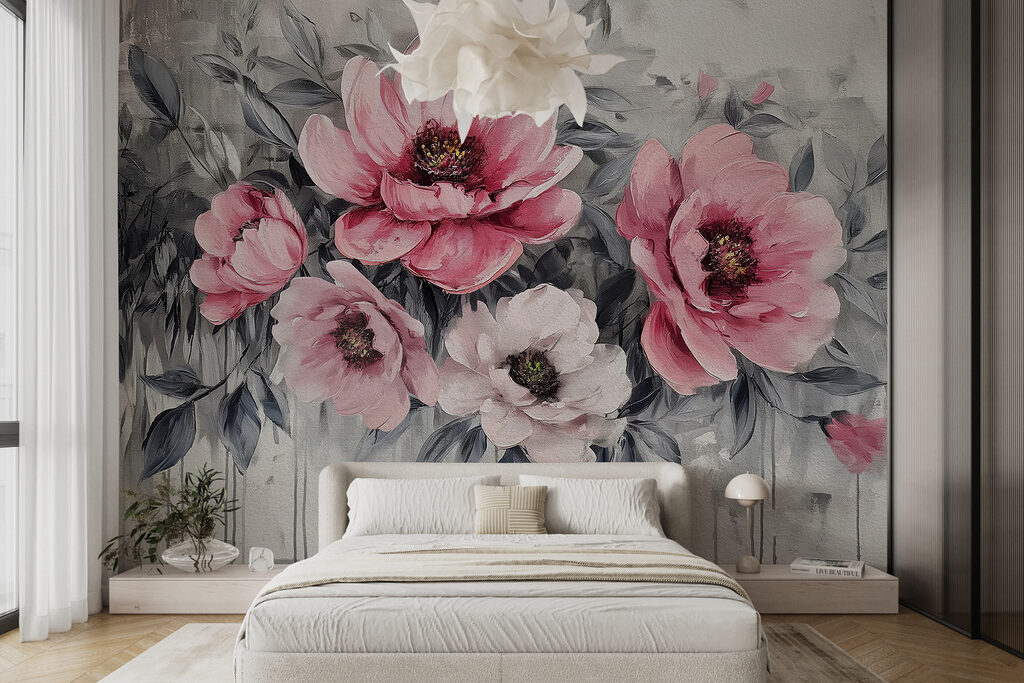 Fleurs et coulures — intérieur 1