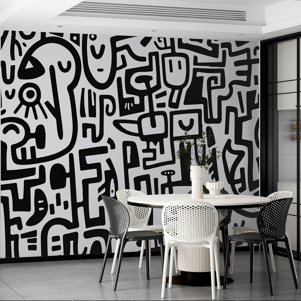 Lignes pleines de vie dans un intérieur
