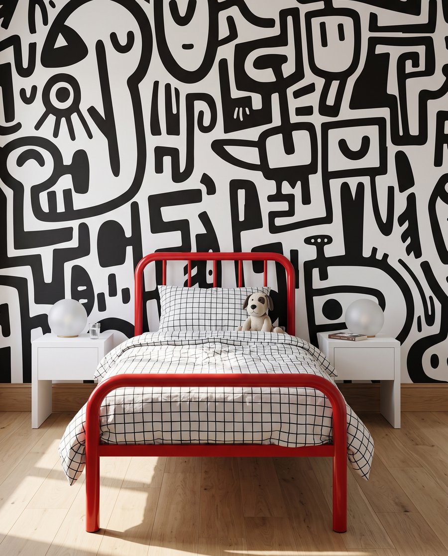 Lignes pleines de vie dans un intérieur