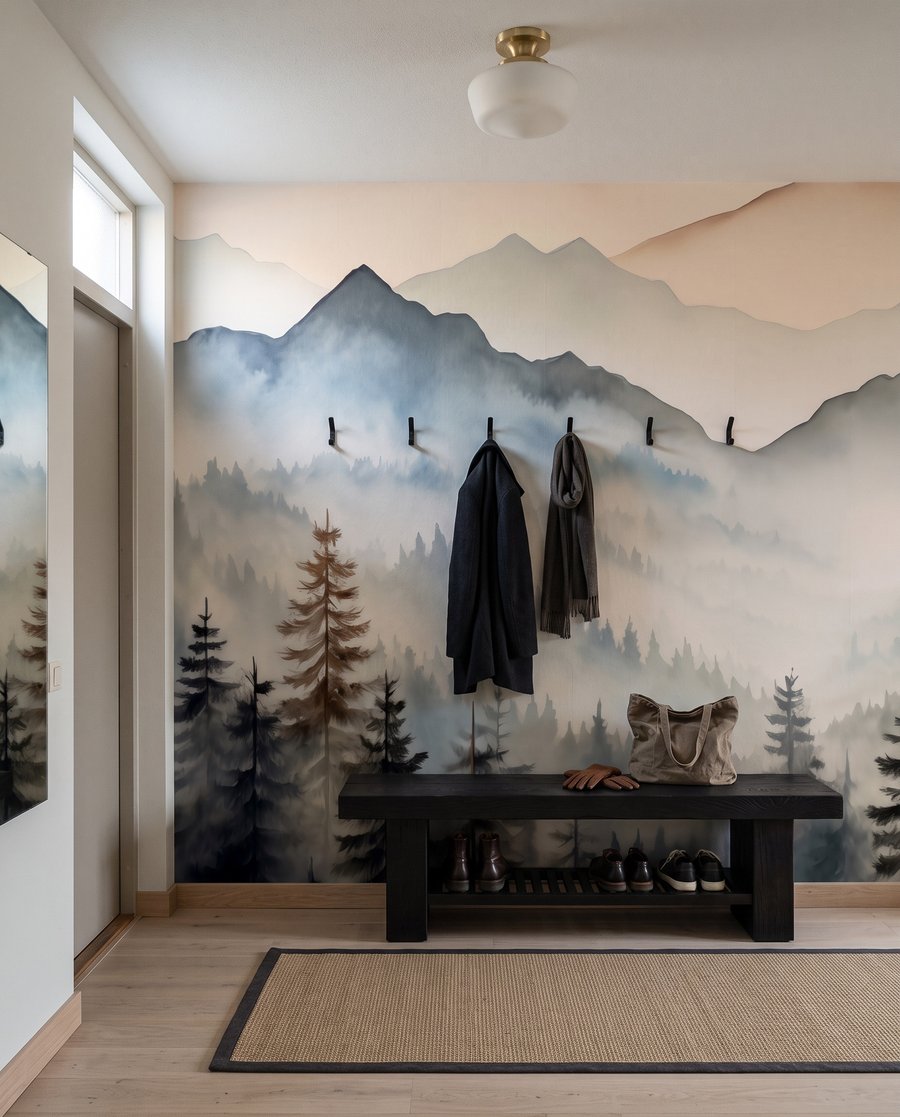 Pins et cimes saumon — intérieur 5