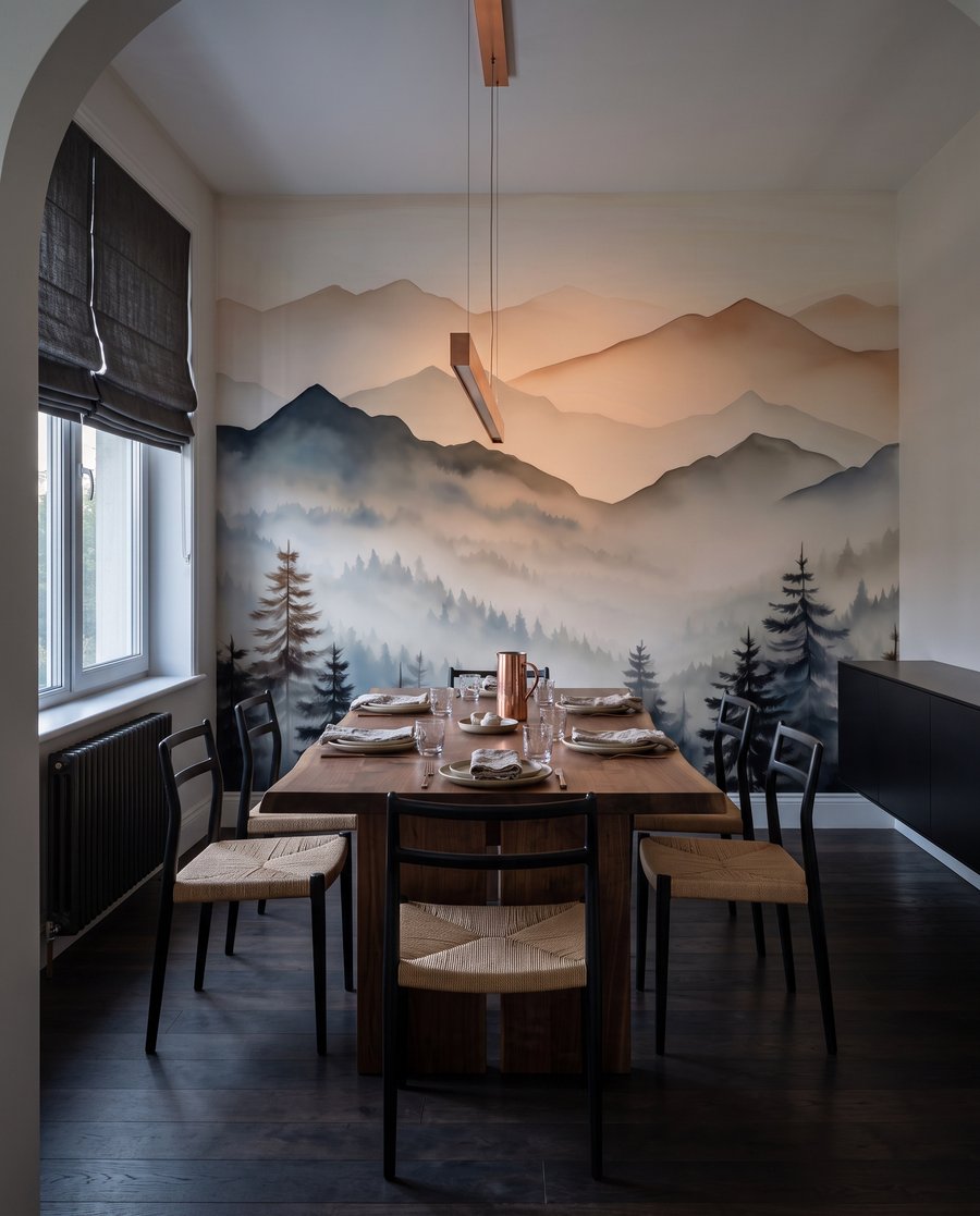 Pins et cimes saumon — intérieur 7