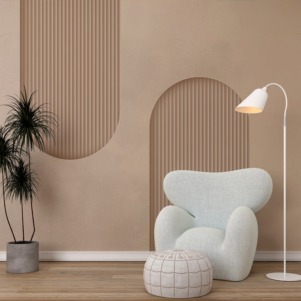 Courbes minimalistes — intérieur 1
