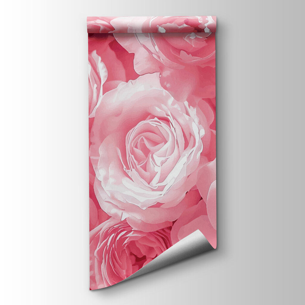 Fleurs roses en profusion — vue du produit