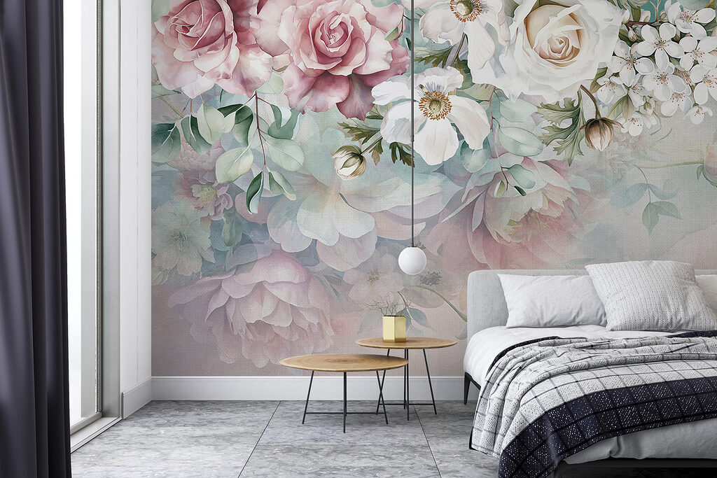 Roses suspendues — intérieur 1