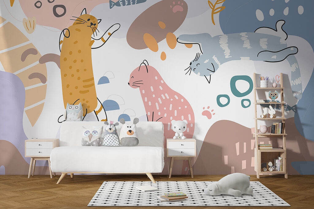Chats joueurs et poissons — intérieur 3