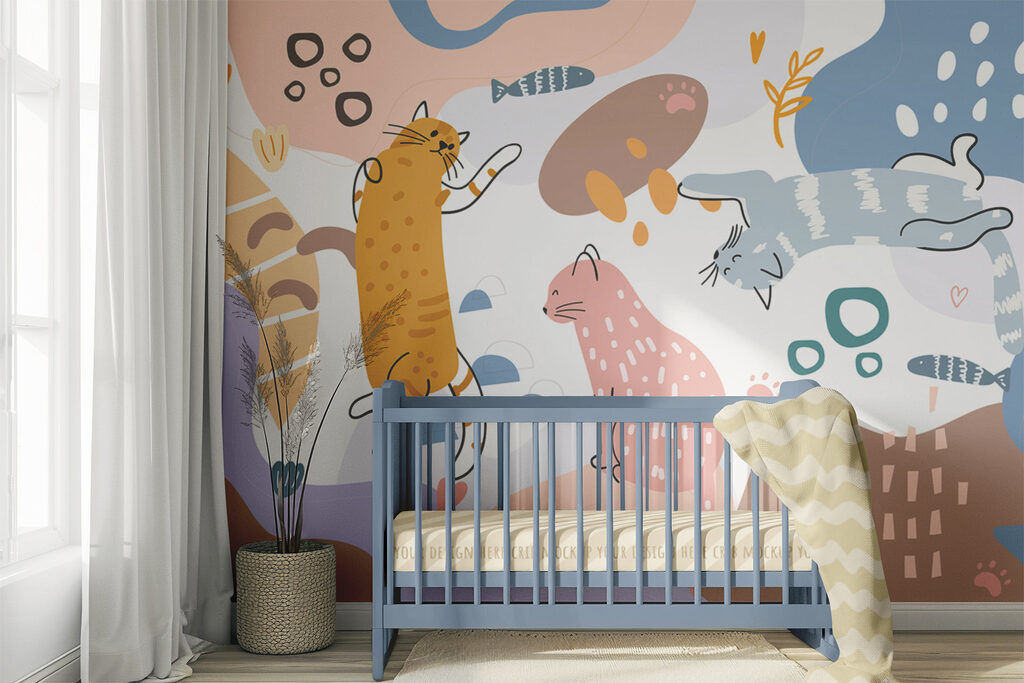 Chats joueurs et poissons — intérieur 4