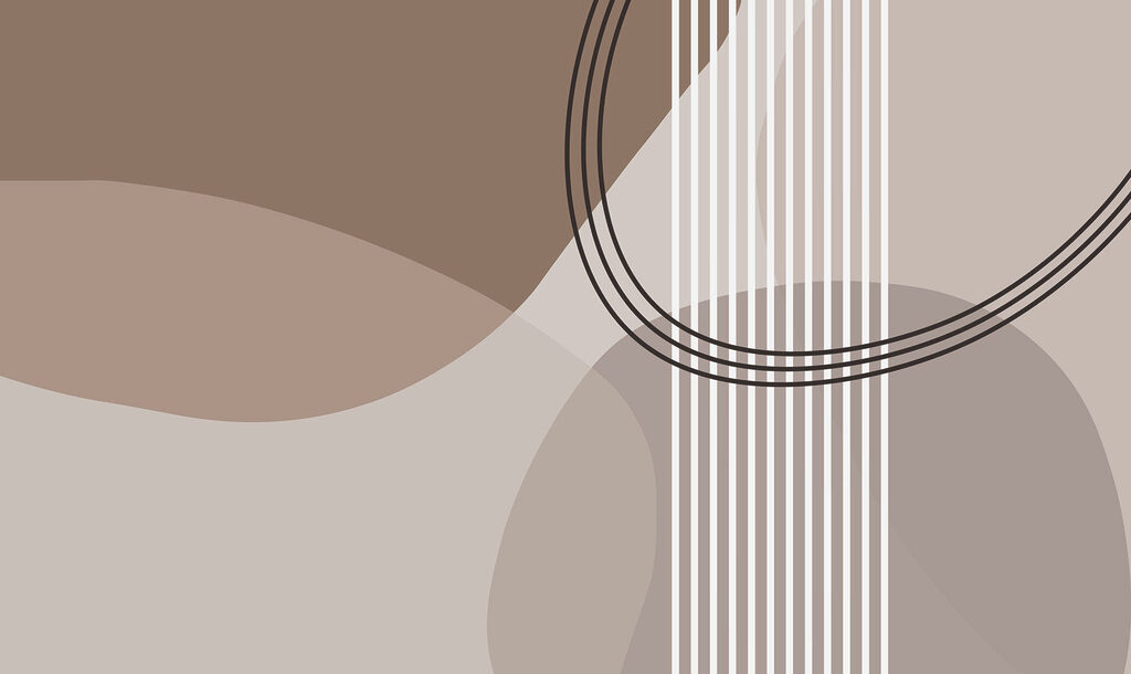 Lignes et formes superposées — motif complet