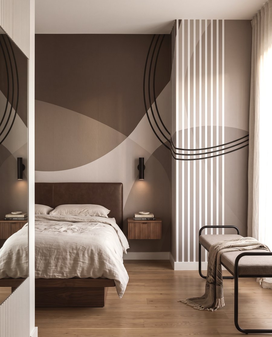 Lignes et formes superposées — intérieur 1