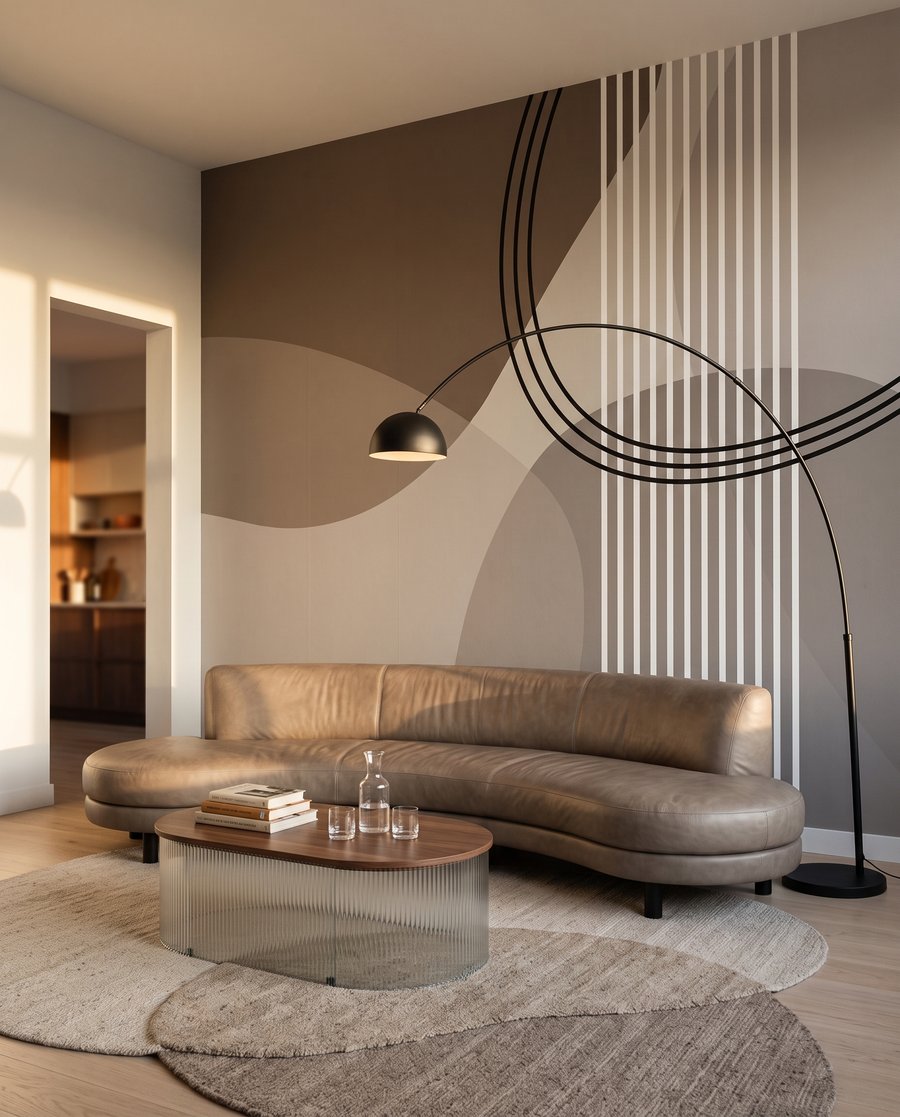 Lignes et formes superposées — intérieur 2