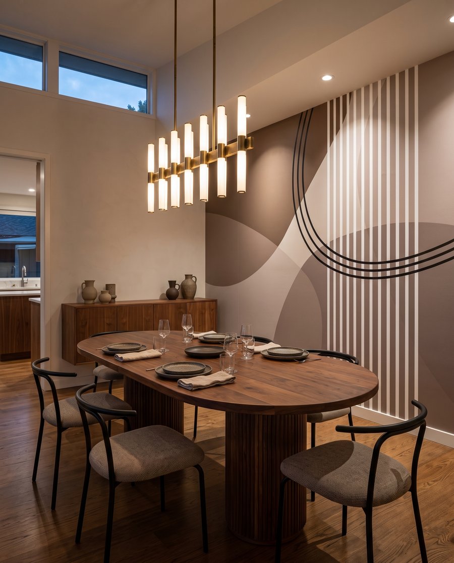 Lignes et formes superposées — intérieur 4