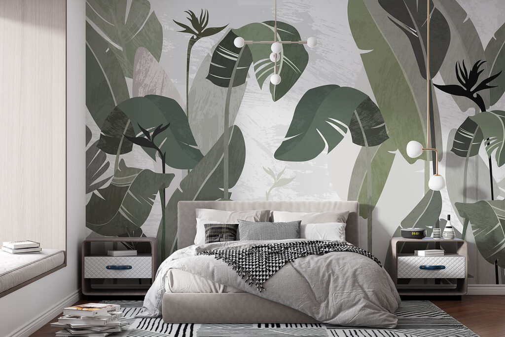 Hautes feuilles graphiques — intérieur 1