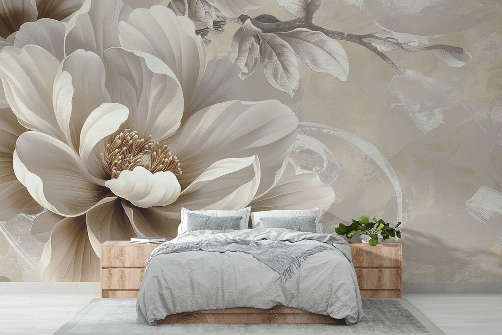 Fleur en gros plan dans un intérieur