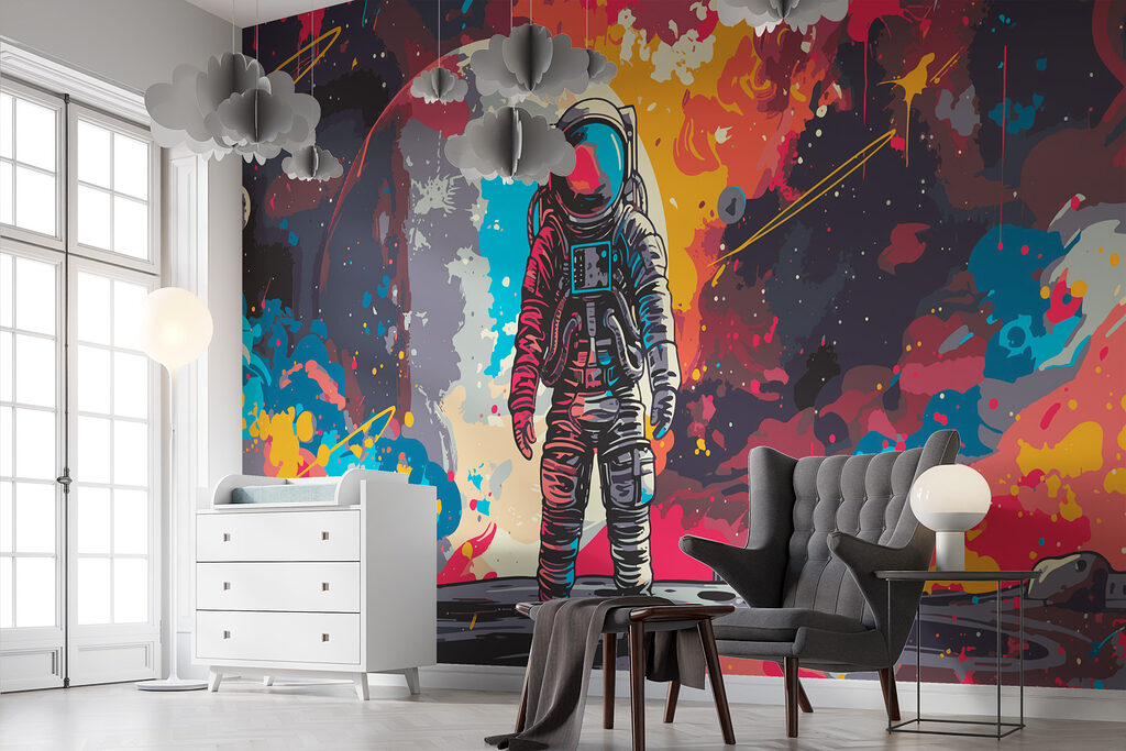 Astronaute dans l’espace — intérieur 3