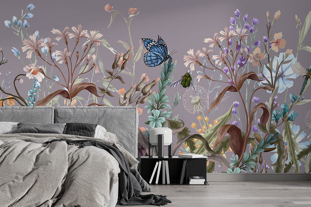 Champ fleuri aux papillons — intérieur 2