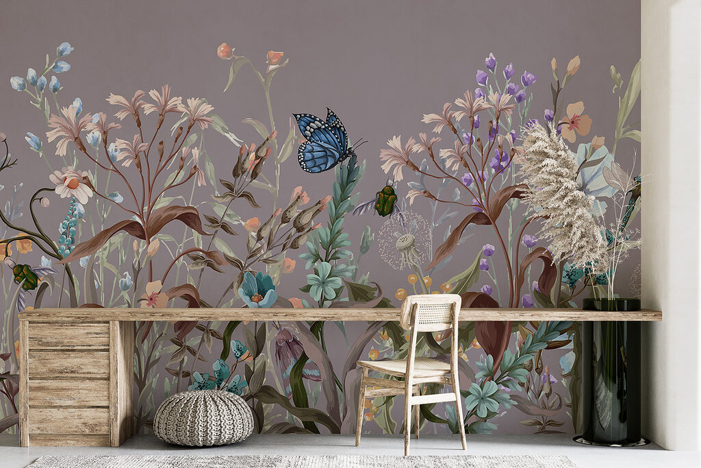 Champ fleuri aux papillons — intérieur 5