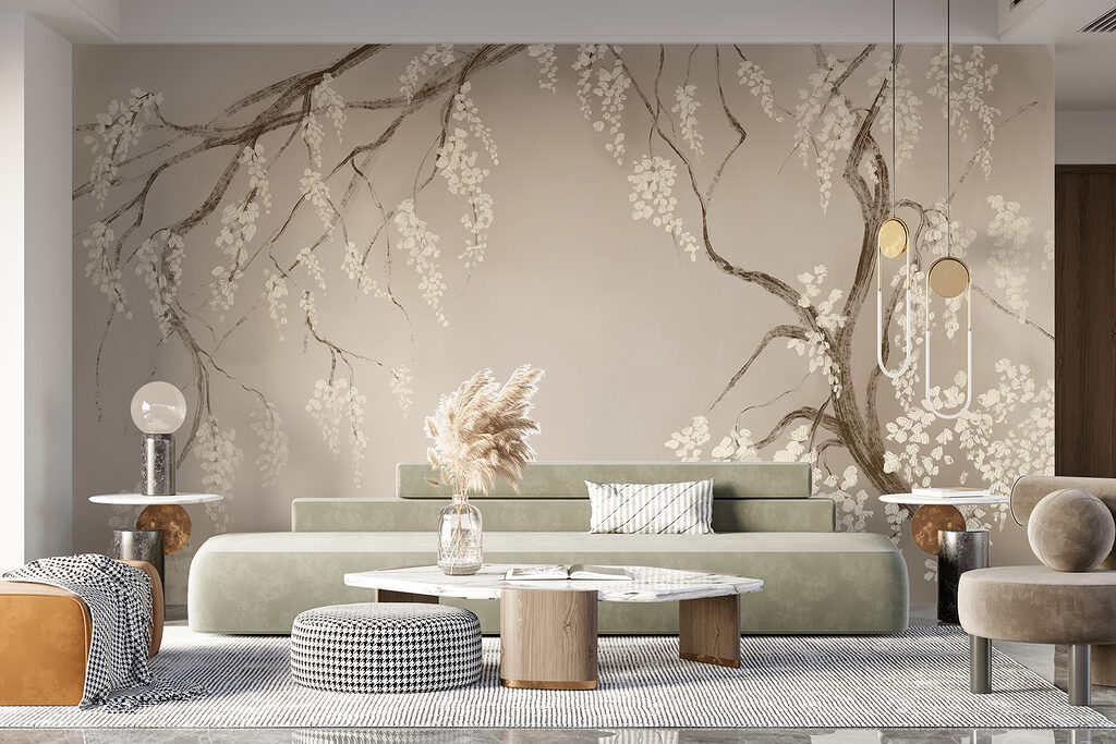 Sous les branches fleuries — intérieur 4
