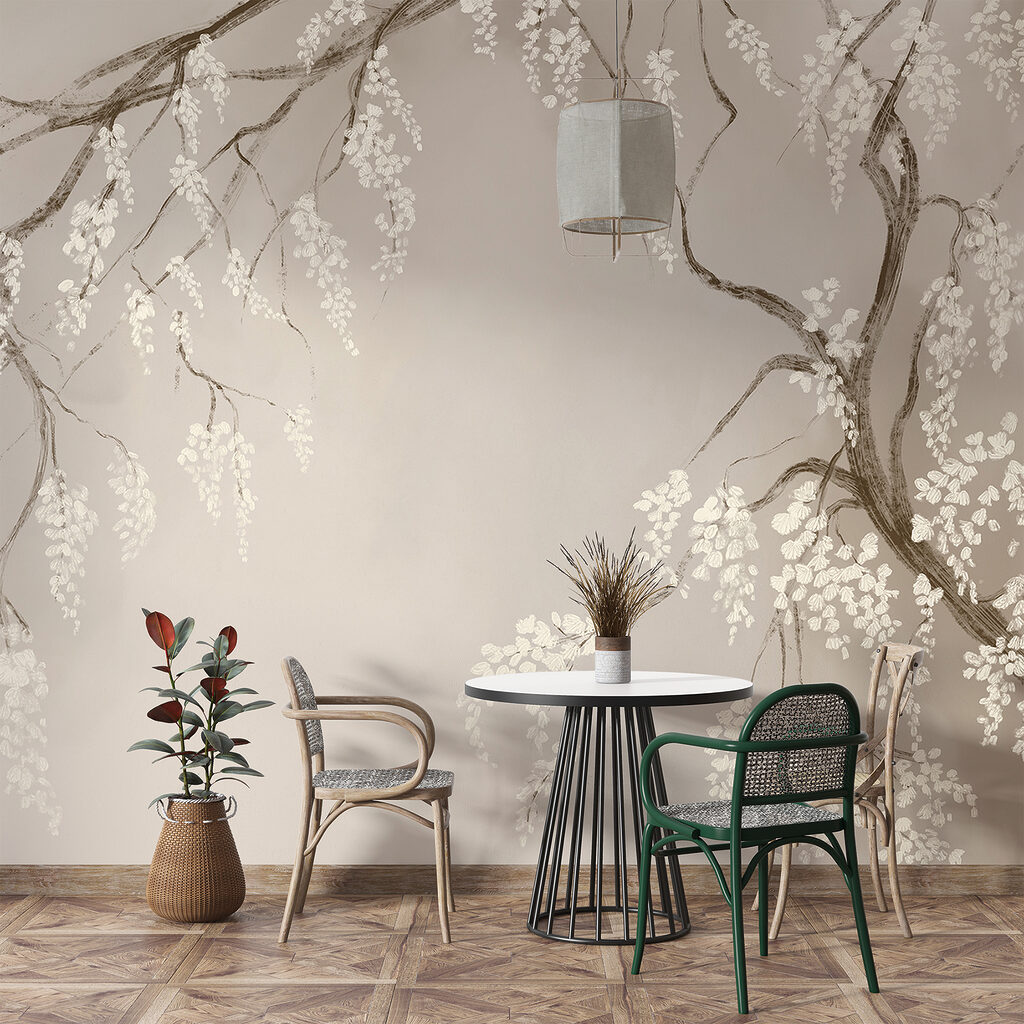Sous les branches fleuries — intérieur 5