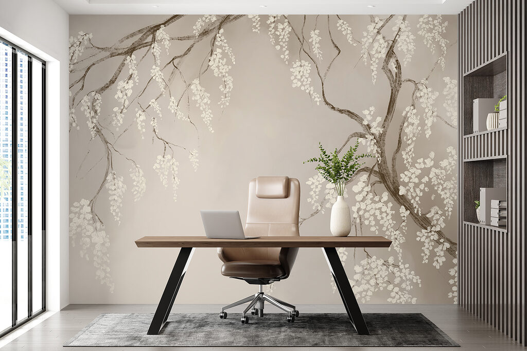 Sous les branches fleuries — intérieur 6