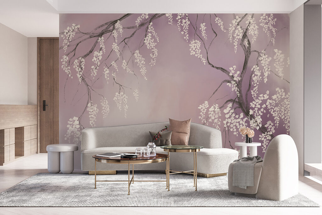 Sous les branches fleuries — intérieur 2