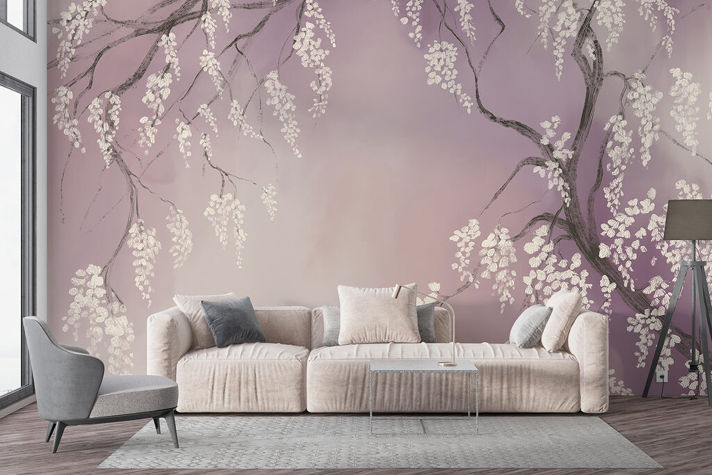 Sous les branches fleuries — intérieur 4