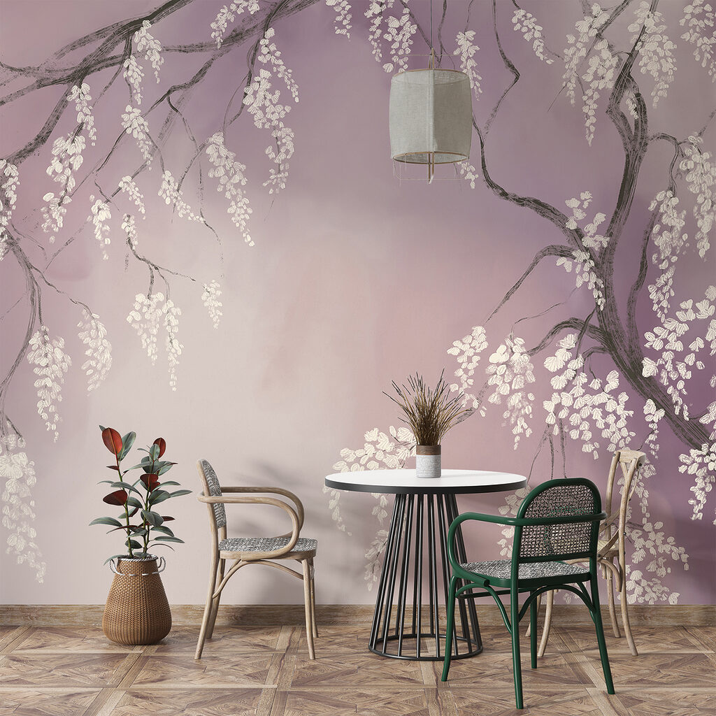Sous les branches fleuries — intérieur 6