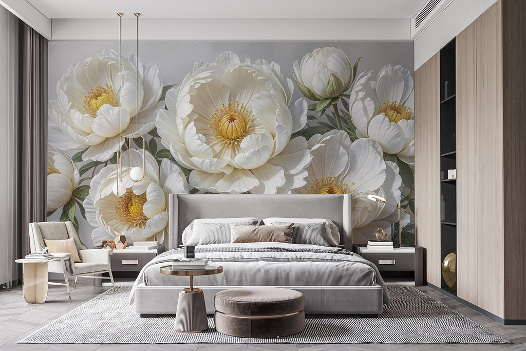 Fleurs au cœur ensoleillé dans un intérieur