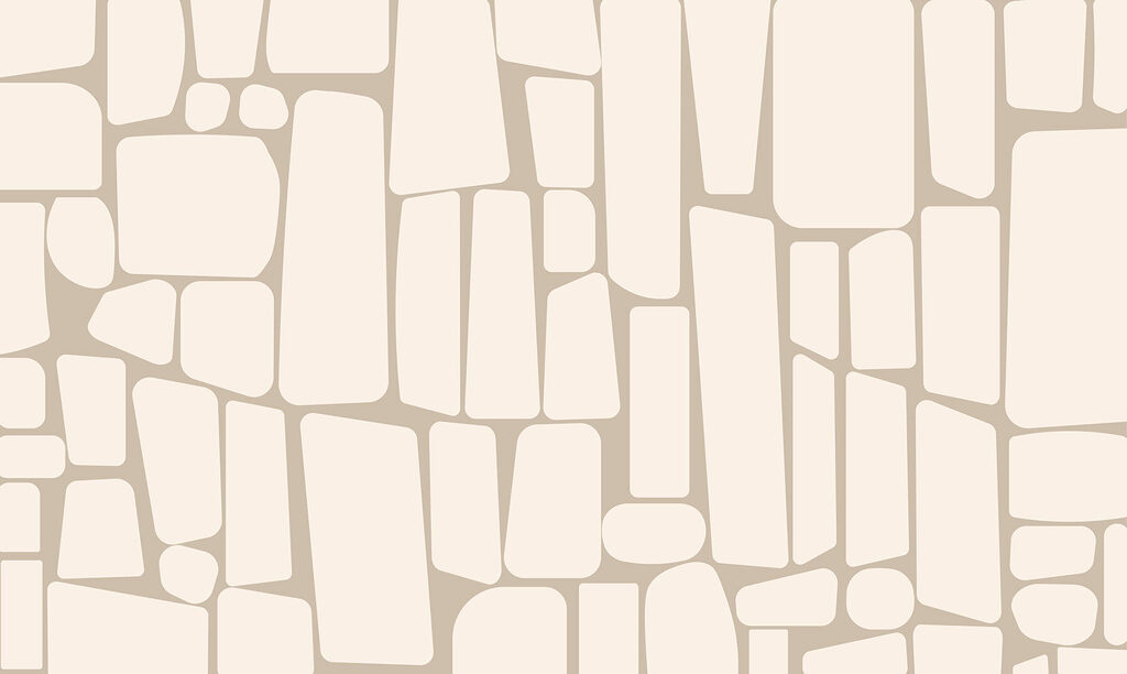 Mosaïque aux angles arrondis — motif complet