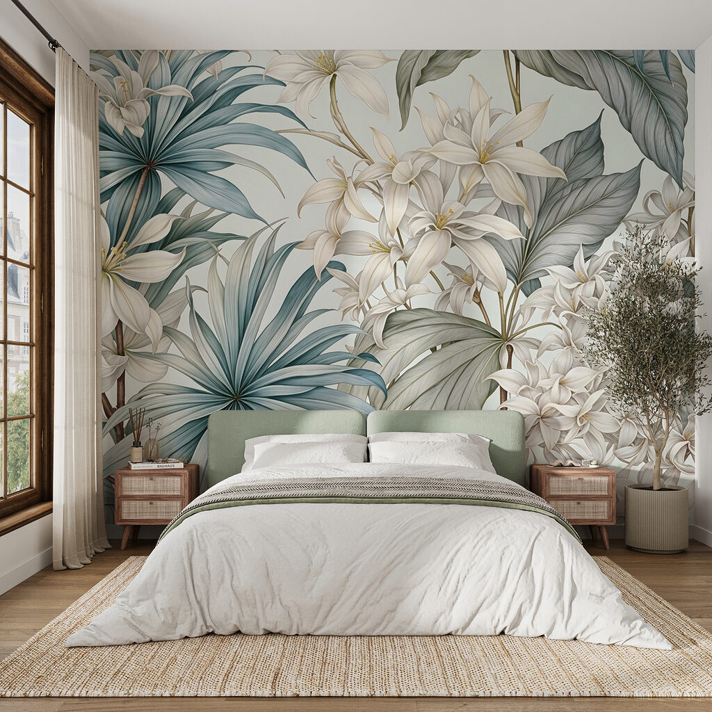 Jardin fleuri en lignes — intérieur 2