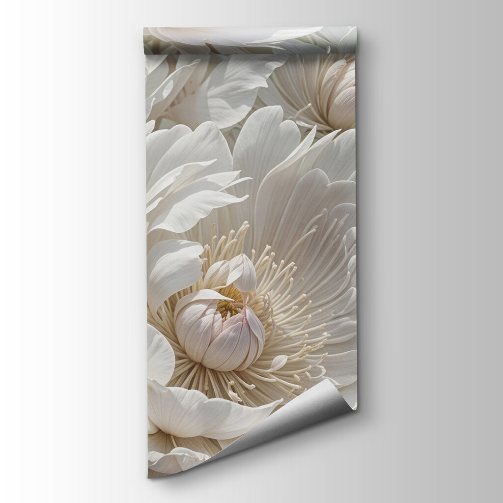 Fleurs blanches élégantes — vue du produit
