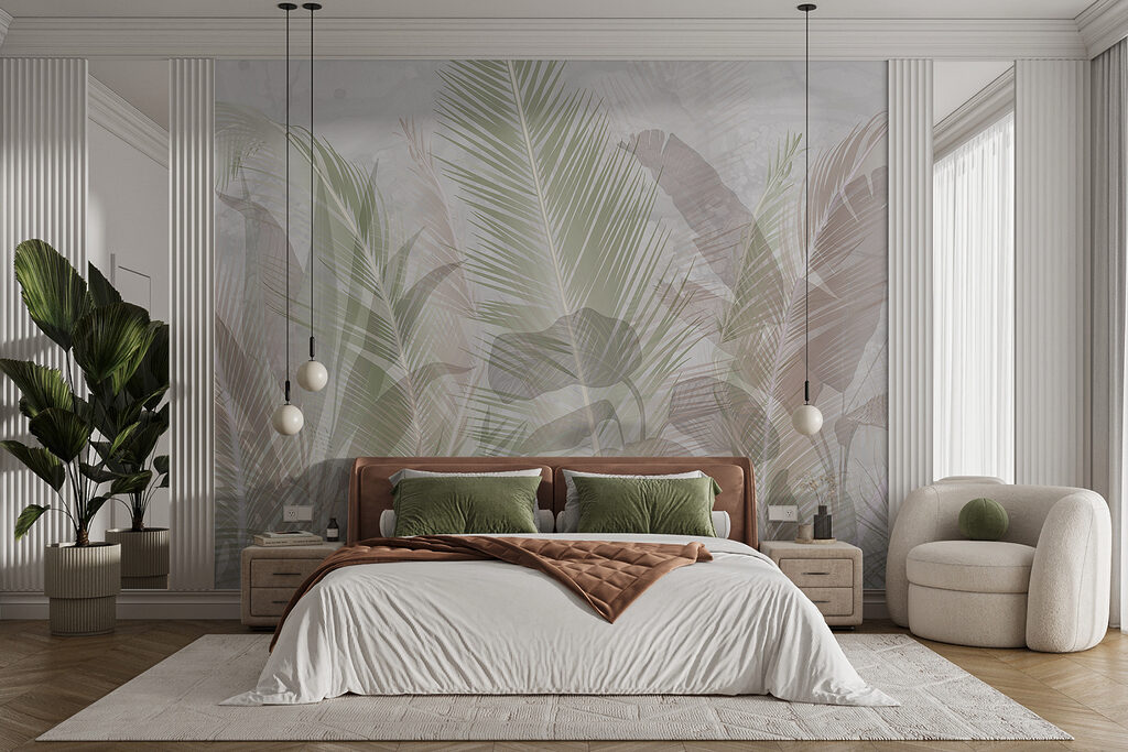 Tendre feuillage tropical — intérieur 1