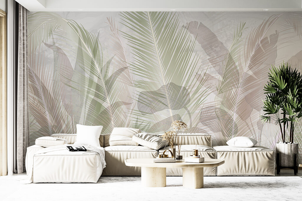 Tendre feuillage tropical — intérieur 3