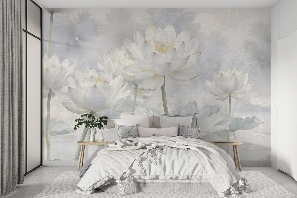 Lotus blancs — intérieur 1