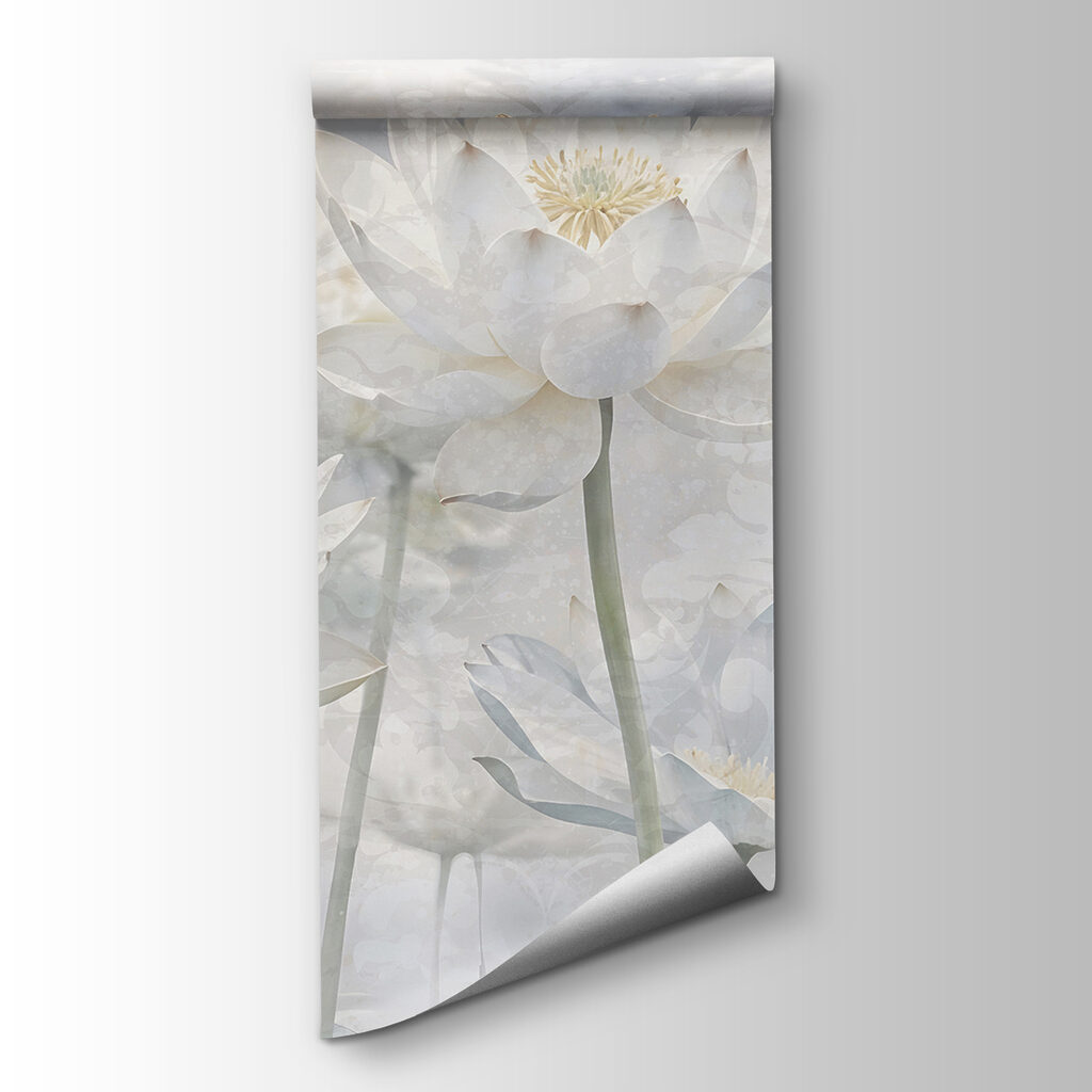 Lotus blancs — vue du produit