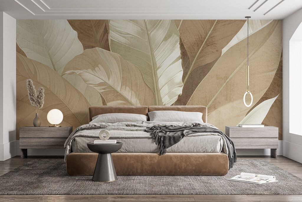 Feuillage généreux dans un intérieur
