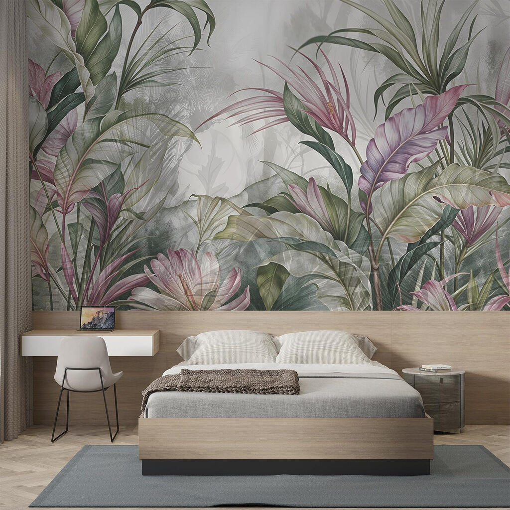 Longues feuilles tropicales — intérieur 1