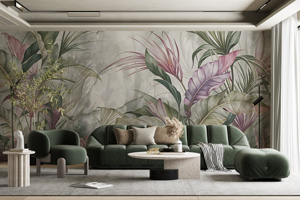 Longues feuilles tropicales — intérieur 4