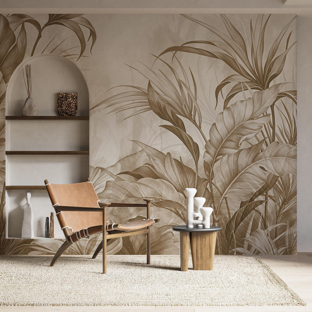 Longues feuilles tropicales — intérieur 3