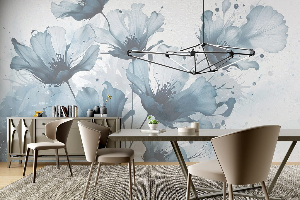 Fleurs aux projections colorées — intérieur 5