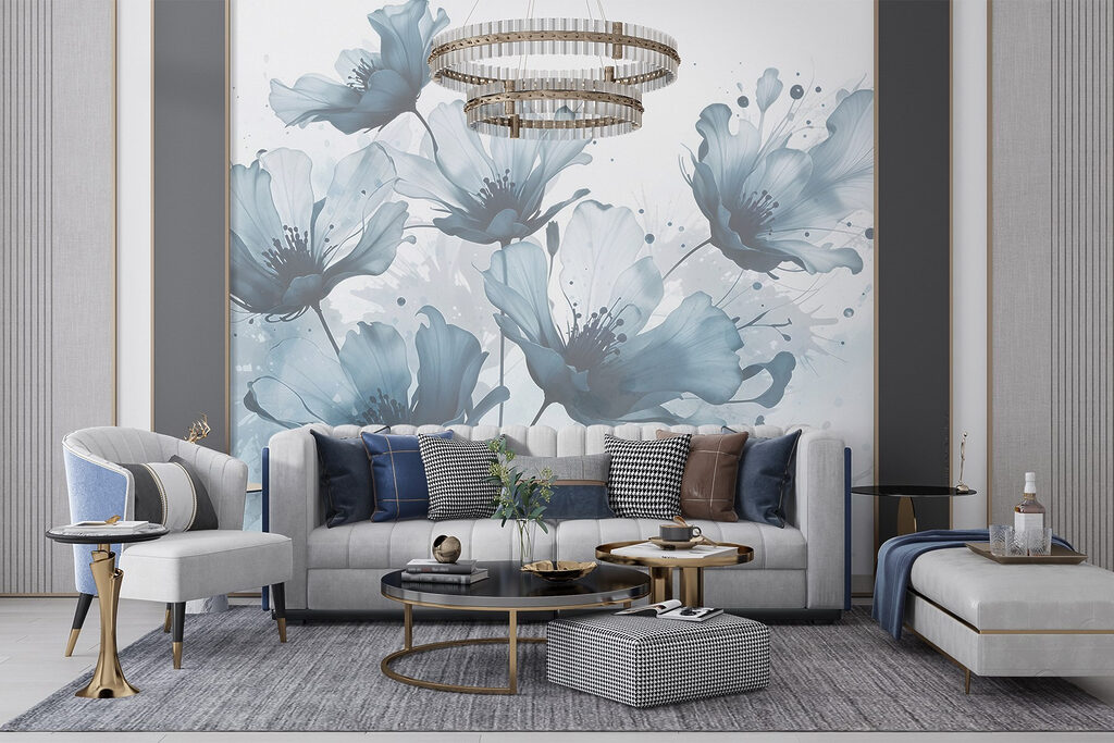 Fleurs aux projections colorées — intérieur 6