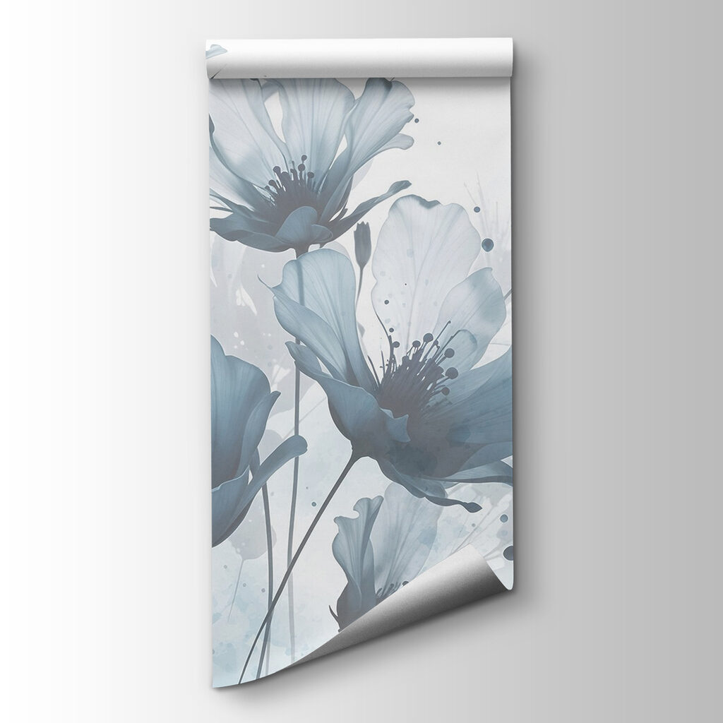 Fleurs aux projections colorées — vue du produit