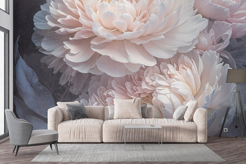 Fleurs blanches aériennes — intérieur 5