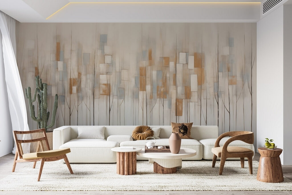 Arbres et rectangles — intérieur 1